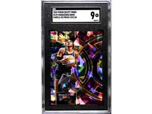2024 Panini Select Wnba #159 Marquesha Davis Purple Ice Prizm /149 SGC 9