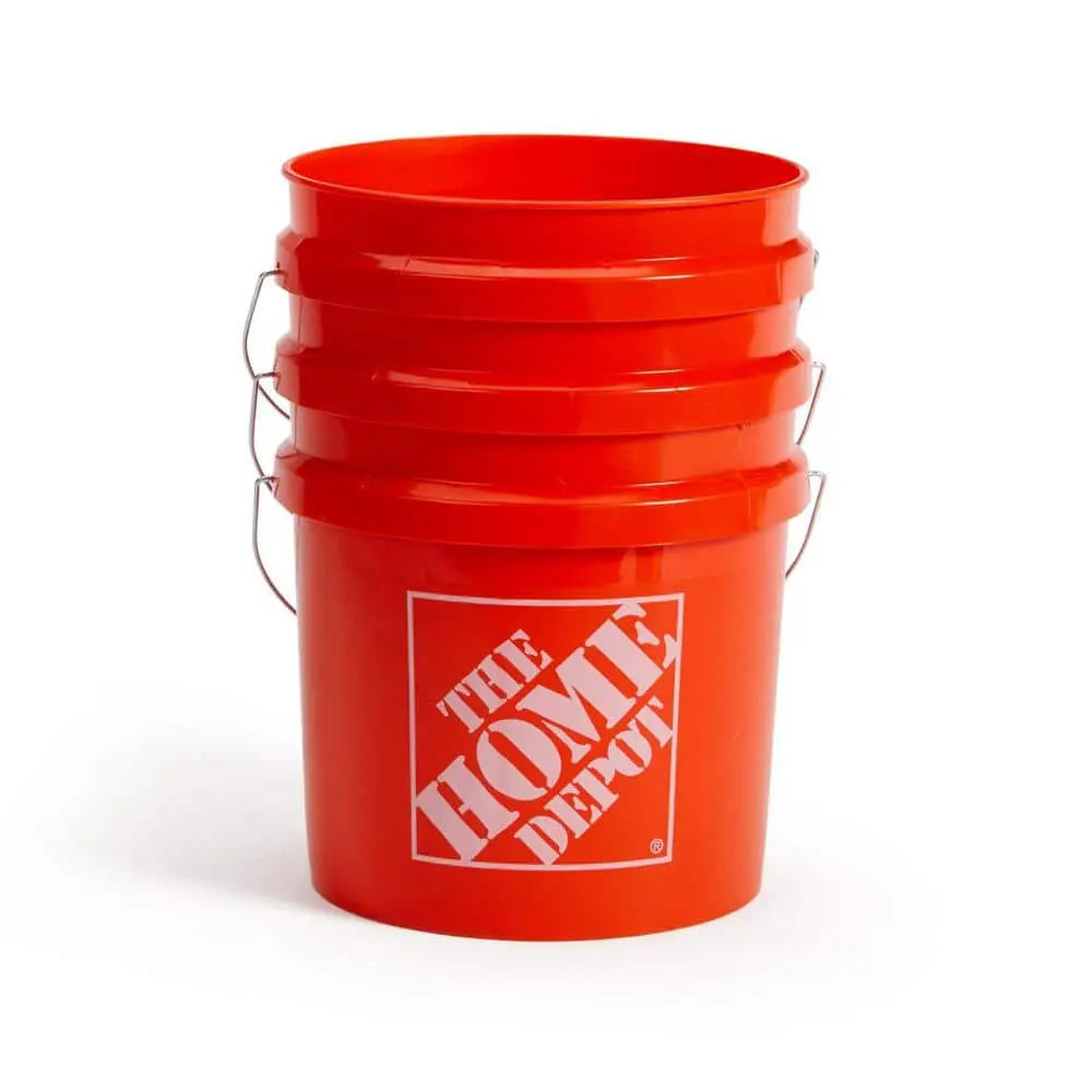 2 gal. Orange paint Bucket ( 3 pack )