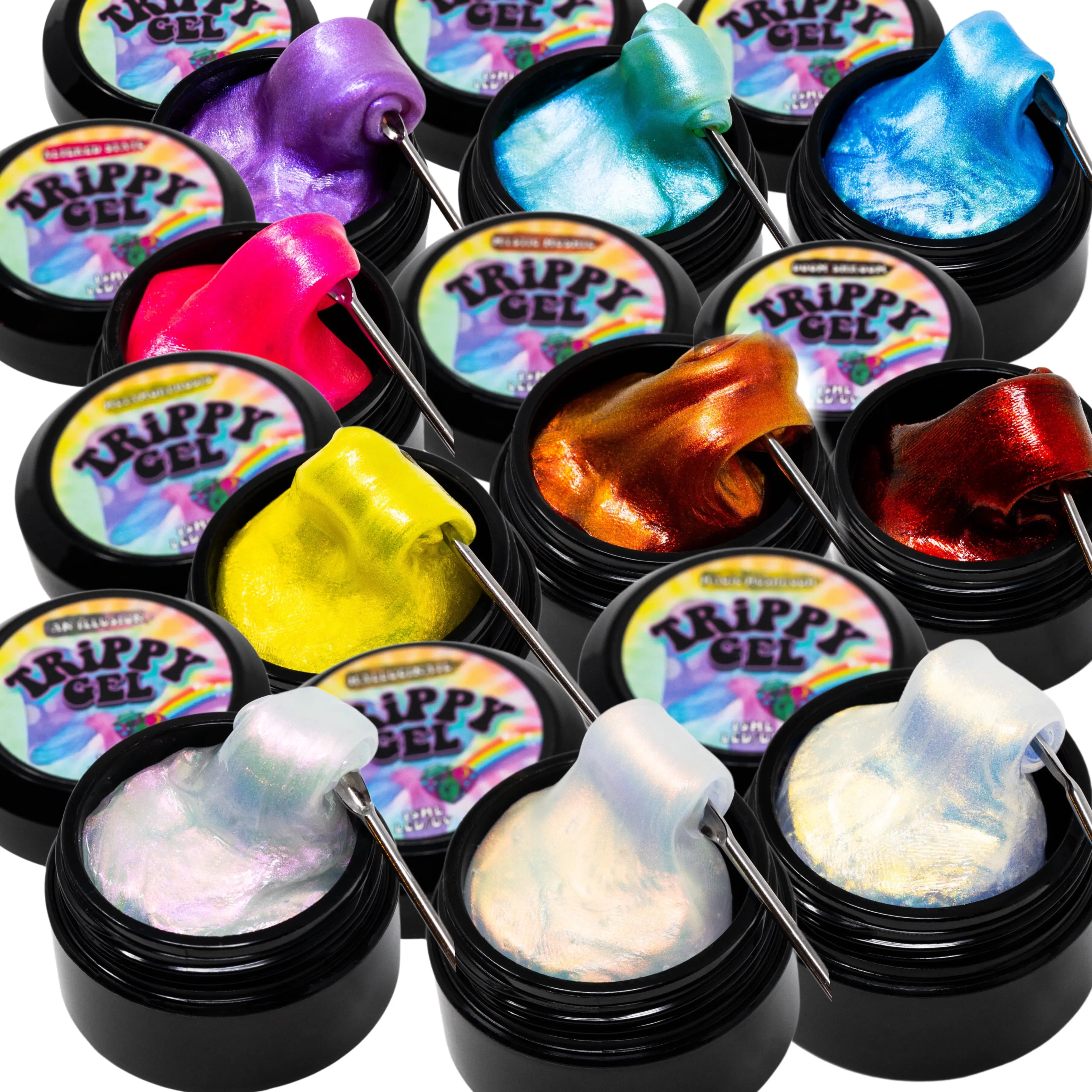 'MYSTICAL MUSHROOM' 3D TRIPPY GEL 15ML COLLECTION