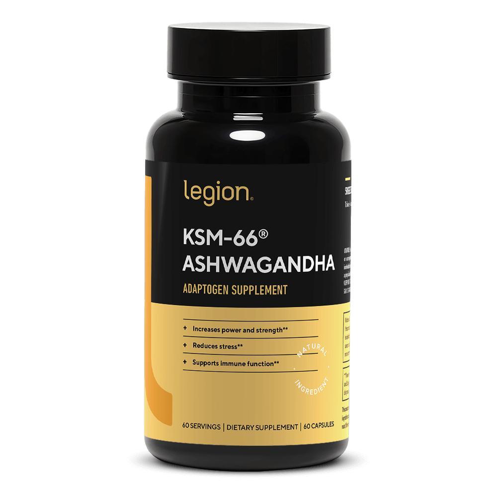 Legion KSM-66® Ashwagandha Adaptogen Supplement - 60 Servings