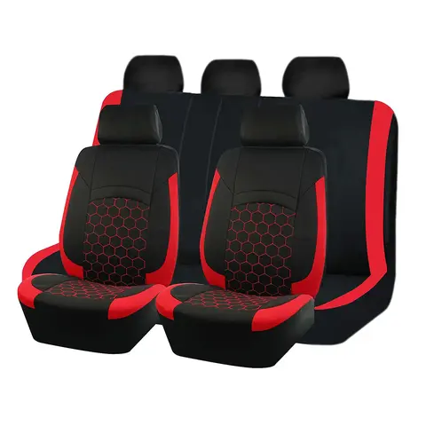 9PCS Car Seat Covers Full Set, Front and Rear Split Bench Seat Covers for Cars, Cushion Mat Pad Universal for Auto Car Vehicle SUV Sedan, Breathable Cloth Non-Slip Vehicle Interior Decoration Accessories - For Mother Father Lover Friend Christmas Gift