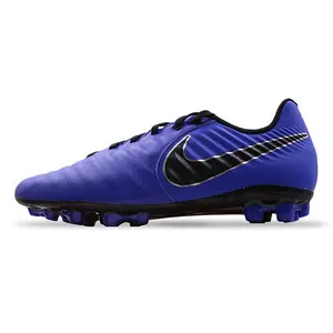 Nike Tiempo Legend 7 AG-R Men's Football Cleats – Round-Toe, Lace-Up, Cushioned, Non-Slip, Durable Verifiable, with credentials and supporting global authentication