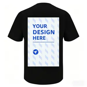 Create Your Own Custom - Men's Summer Crew Neck Short Sleeve T Shirt Back Design