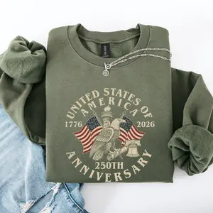 United States of America, Eagle, 250th Anniversary, 1776, Patriotic, USA Sweatshirt