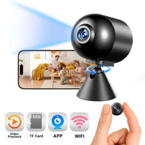 Hidden Spy Camera for Home Use,Mini Security Wireless WiFi Camera,Instant Real-Time Alerts,Cloud & TF Storage,HD Indoor/Outdoor Night Vision Nanny Cam for Baby,Pets,Compatible with Smartphone,Tablets