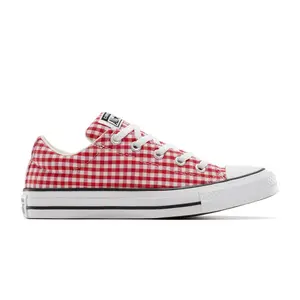 Converse Adult Chuck Taylor All Star Street Ox Low Top Sneakers - Red Gingham 9