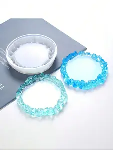 Crystal Cluster Coaster Mold Silicone Mold Handmade DIY Material, Coasters Cups Decorations Teacup Insulation Pad, All Seasons, Round Coaster