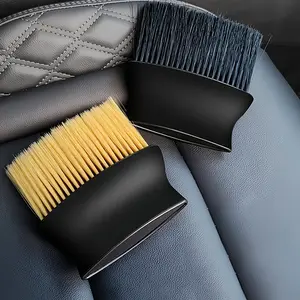 2 Pack Car Interior Dust Brush, Soft Bristle Detail Cleaning Brush, Suitable for Car Dashboard, Exterior, Sunroof, Leather, No Scratches, Car Detailing Brush