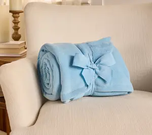 Home Reflections Heathered Plush & Sherpa 60x70 Throw