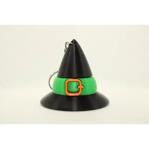 Spinning Witch Hat Fidget Keychain