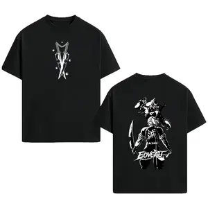 [EOVCAU]Men's Summer Short-Sleeve Round-Neck T-Shirt，Tengen Uzui Shirt, Demon Slayer Oversized Anime Graphic Tee，Unisex Casual Cotton T-Shirt,Y2K Merch Fan Gift，Perfect For Parties & Outdoor Events
