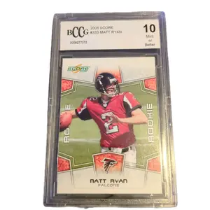 2008 Score #333 Matt Ryan Rookie Card BCCG Mint 10 Graded Football Trading Card
