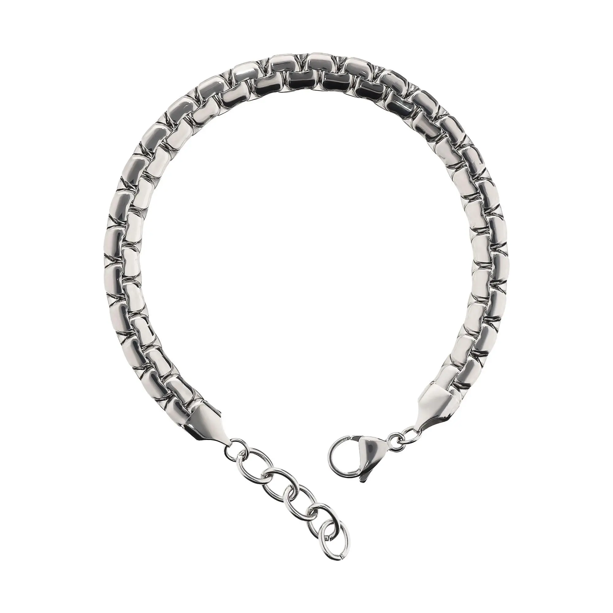 Steel By Design Men's Box Chain Bracelet Steel By Design Men's Box Chain Bracelet