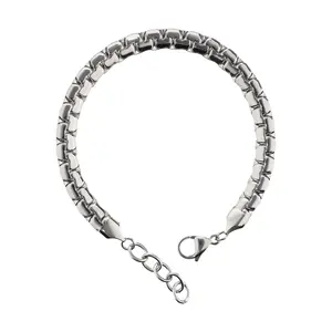 Steel By Design Men's Box Chain Bracelet