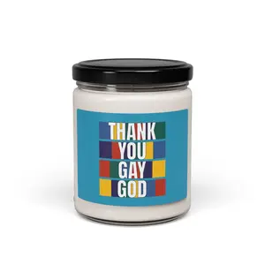 RuPaul's Drag Race Candle (9oz) - Thank You Gay God | RPDR | Gifts | Pride | LGBTQ+