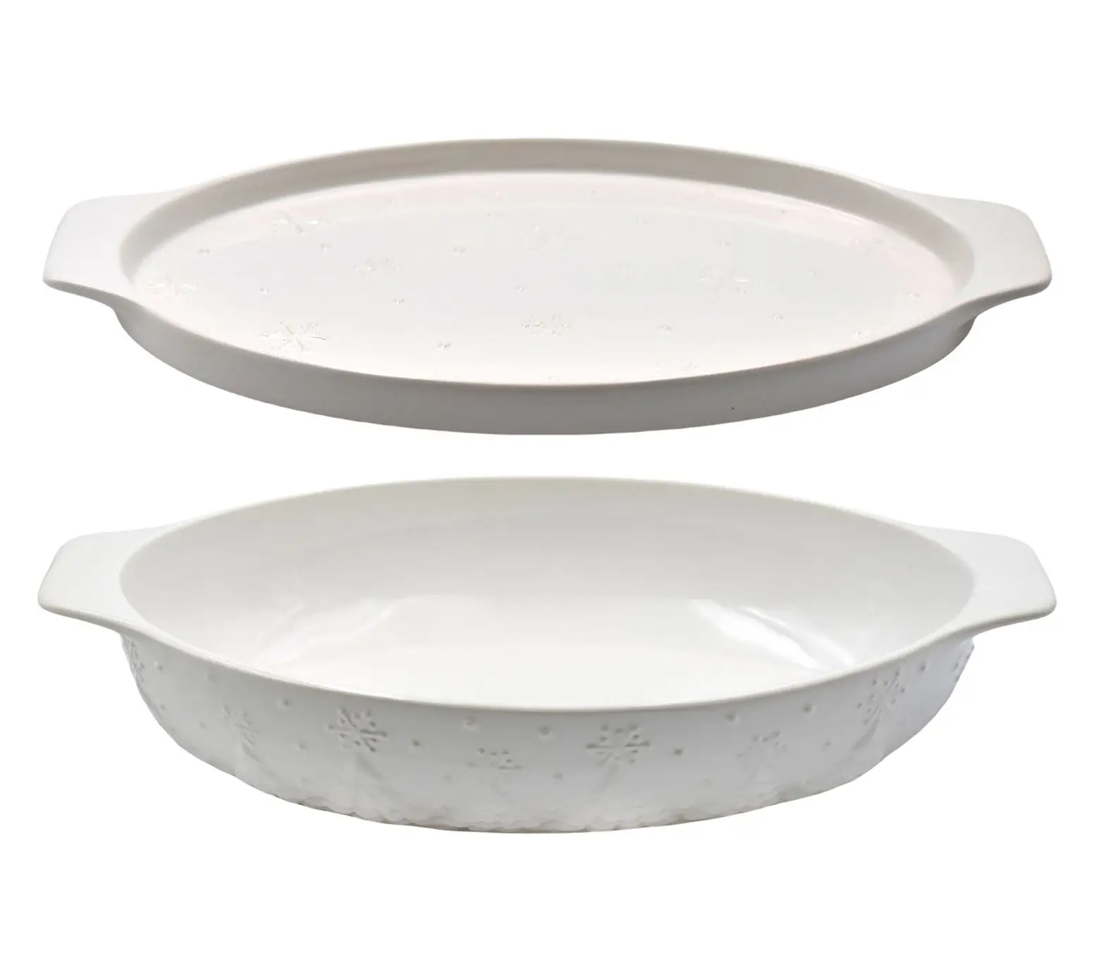 Temp-tations Seasonal 3-qt Shallow Casserole with Lid-It