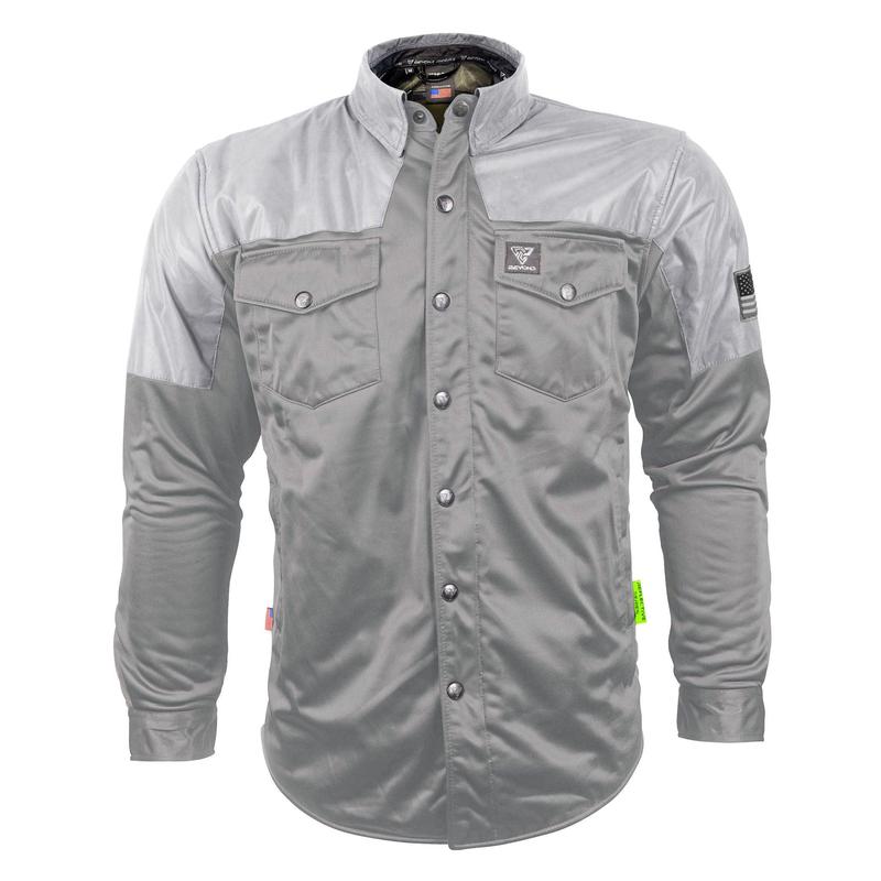 SALE Ultra Reflective Shirt "Twilight Titanium" - Gray with Pads
