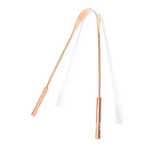 Durable Pure Copper Tongue Scraper - Fresh Breath For Better Oral Hygiene