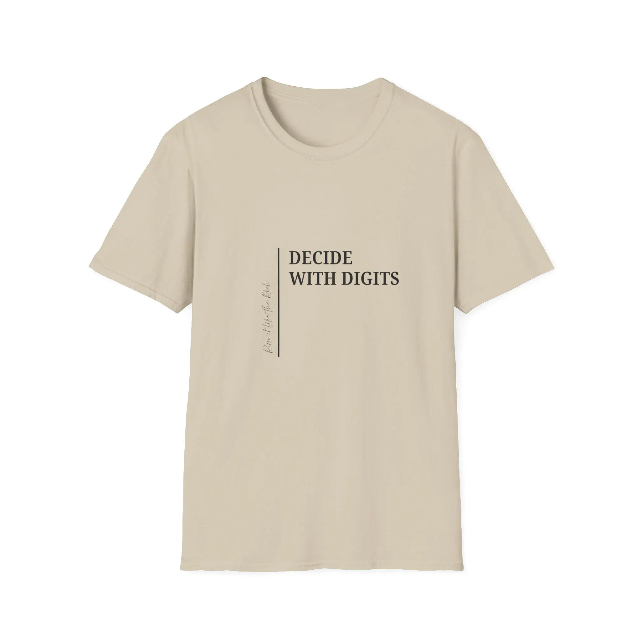 "Decide with Digits"— Mindset Master T-Shirt