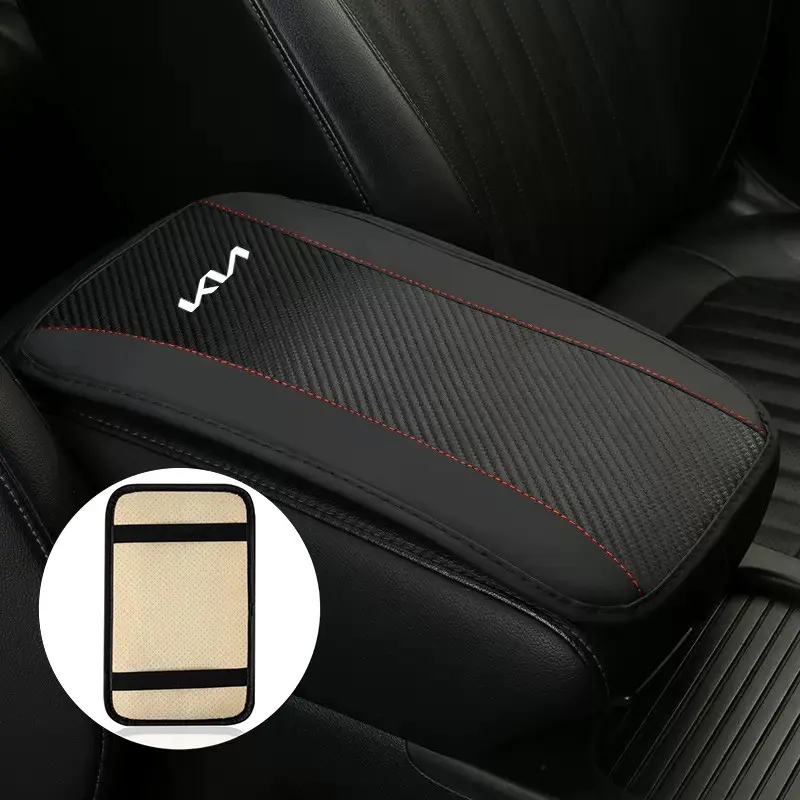 Car Center Console Decoration Armrest Box Mat Non-slip Pad Decorative Appeal Car Accessory For Kia Picanto Rio Ceed Sportage Cerato Soul Sorento Optima Niro