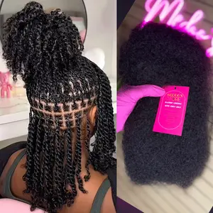 Allonge Limena afro kinky Bulk 100% human hair [50 gram / pk ]