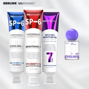 CEELIKE｜MSDRWIKEY Oral Care Gift Box (4-Piece) | 7Pro Fresh Toothpaste, SP-6 Fresh Toothpaste, Probiotic Spray | Complete Oral Health