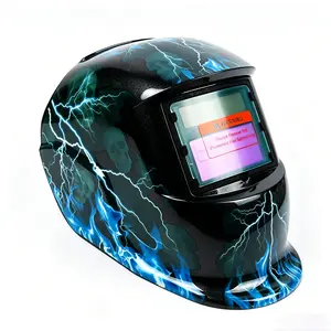 New, professional, automatically dimming welding helmet, grinding welding machine, face mask, solar energy