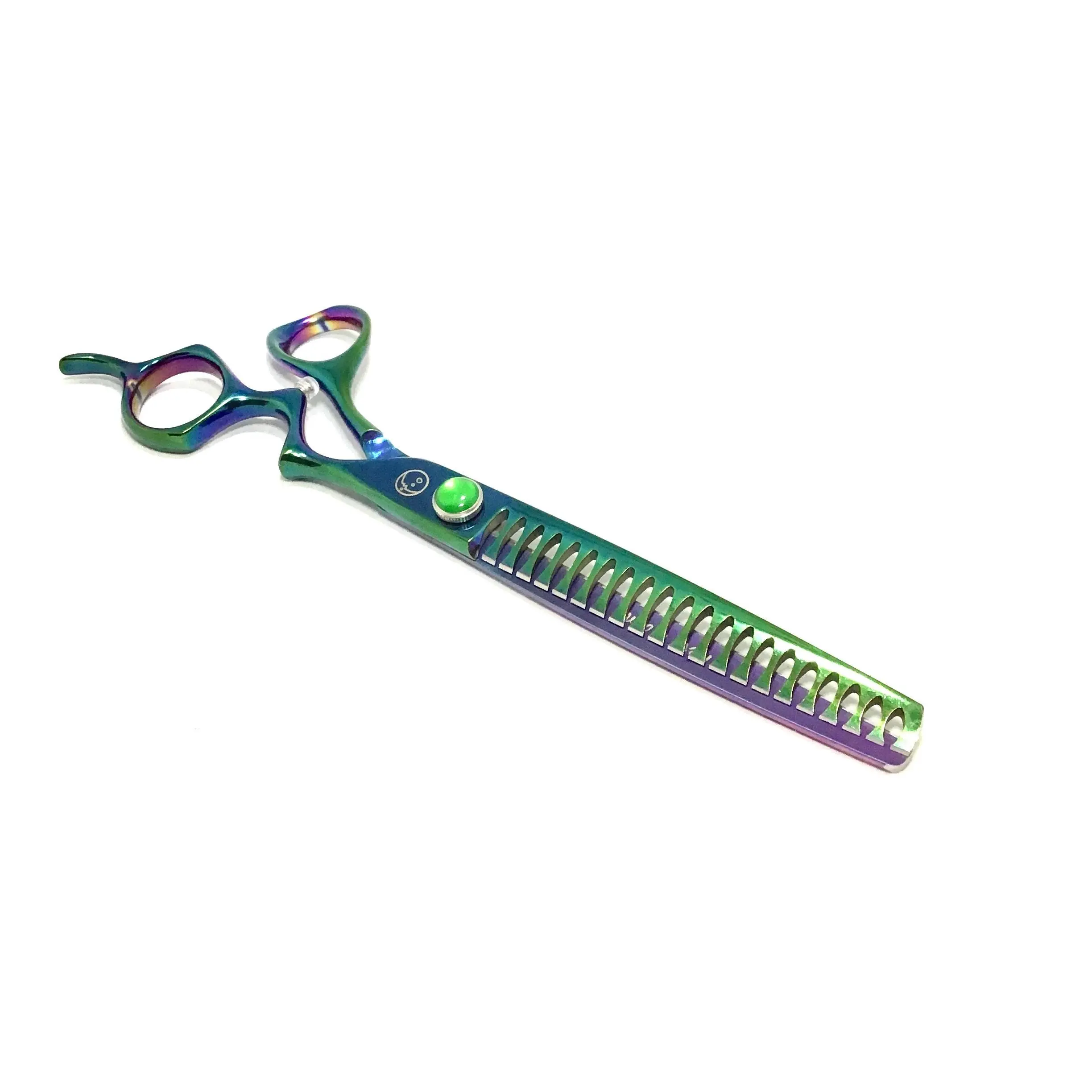 New Moon Green Moonster Chunker Dog Grooming Scissor