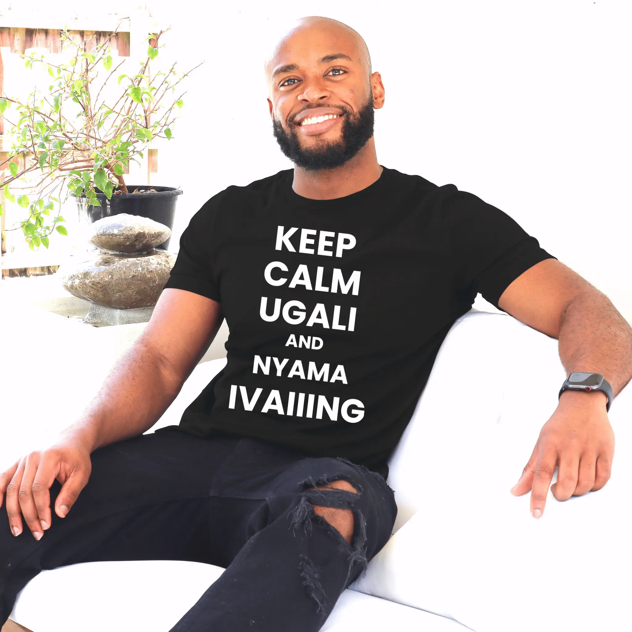 Kenya Men's Ugali and Nyama Choma Tshirt
