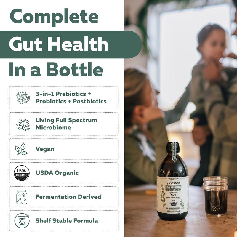 Flora Biome Live Probiotic - Natural Supplement for Health - Edible