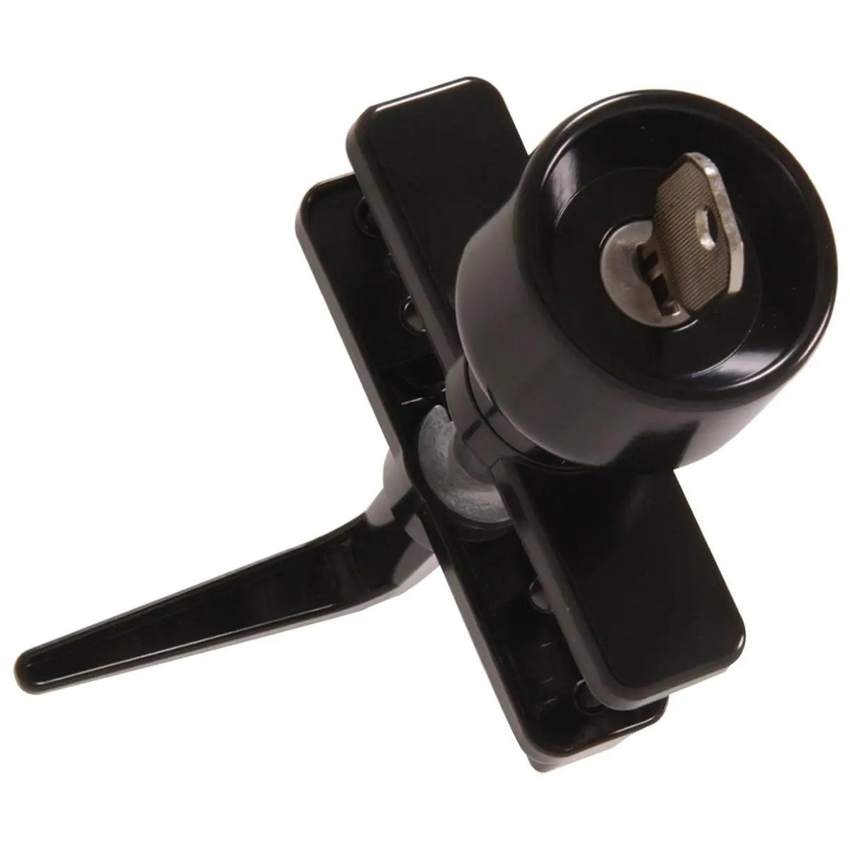Hillman Group Keyed Knob Latches - Storm & Screen, Black, 1.1 lbs, 6.4x9x6.9 in, for Garden Use (Carded)