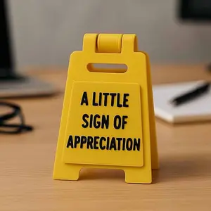 1pc A Little Sign of Appreciation, A Little Gratitude, Desk Card Valentine's Day, Birthday Gift for Girlfriend, Boyfriend or Family-Romantic Office Desktop Decoration, Office Desktop Decoration, Home Decoration