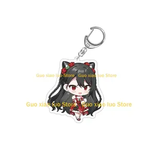 VTuber VSPO MAYUI MOKA CHOYA HANABI HARU HINATA SEN PAFI TSUYURI SHIRASAKI AYA KOHARI Chibi Anime Acrylic keychain Bag pendant