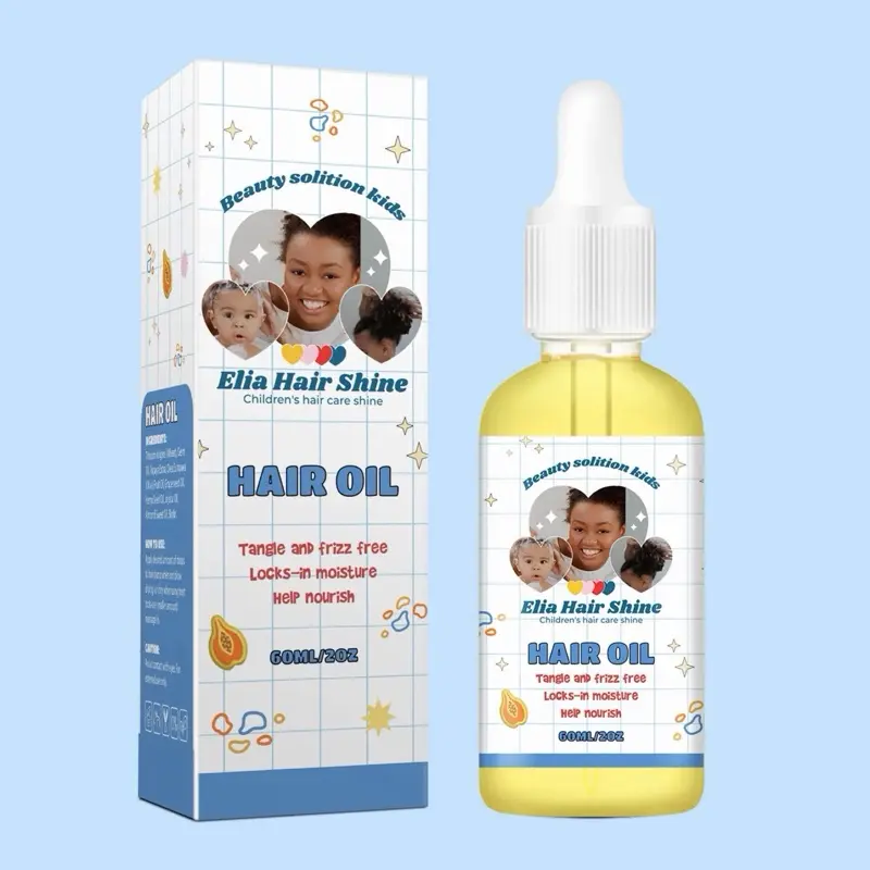 Elia Hair Shine Oil - Papaya-Scented Haircare Treatment for Hair Hydration and Luster