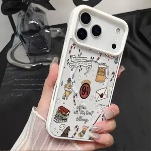 Harry Potter Pattern Magnetic Phone Case Supports Wireless Charging For Iphone 17 15 16 14 Pro Max 13 12 11 Air Xr Xs Plus E Shockproof Non Slip Protection Silicone Transparent Acrylic Cover Cellphone Protective