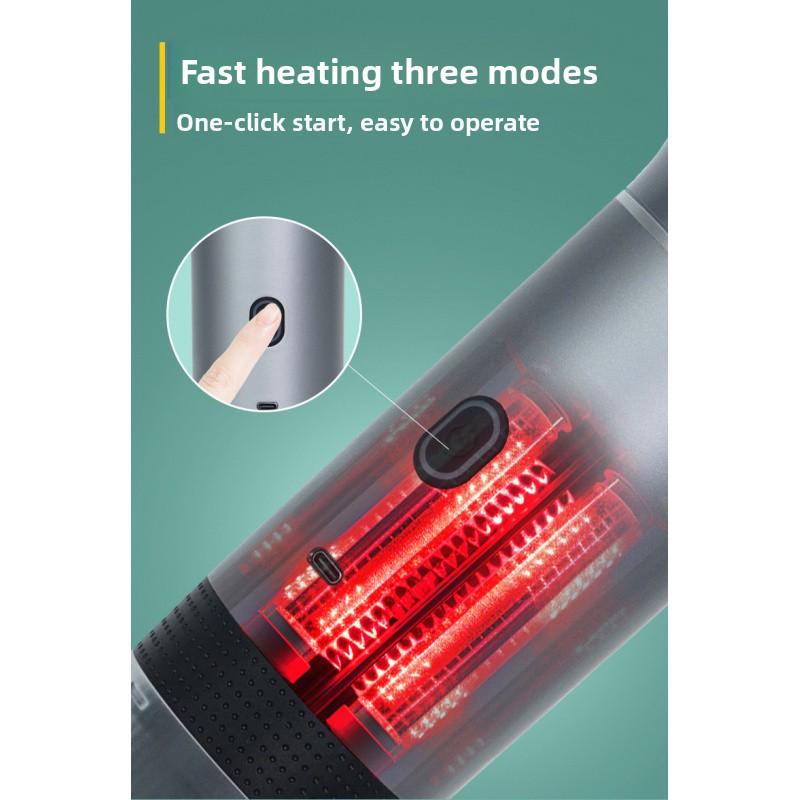 Portable Mini Heating Coffee Machine, 3-in-1 Espresso Maker for Coffee Powder & All Capsules