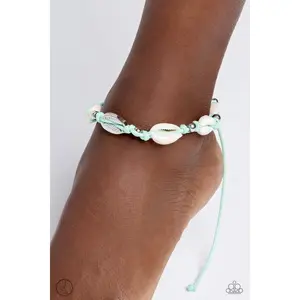 Paparazzi Beachcomber Ballad Green Anklet