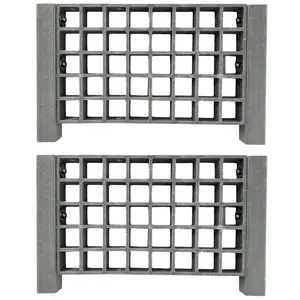 Keyfit Tools Gridius-Maximus Stop Divider (2pk) Truck Bed Organizer Cargo Containment System Modular Divider Expandable Storage for Trunks SUV Trailers Secure Your Load ~Does Not Include Base