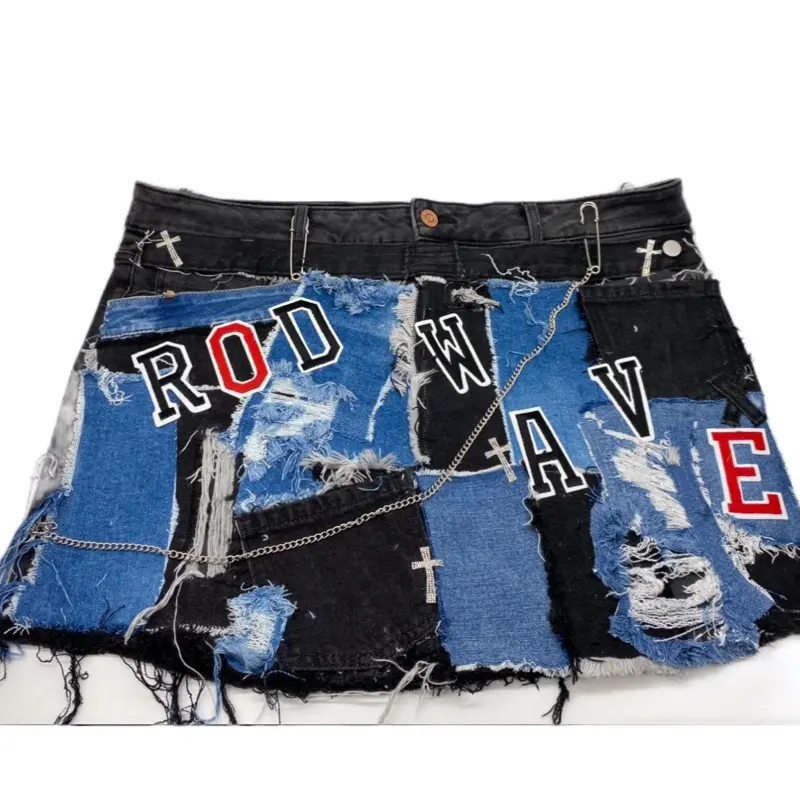 Customized Denim Skirt