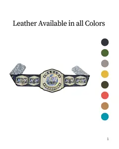 Aew World Tag Team Championship Belt 4mm Zinc Dual Plated Real Cowhide Leather Adult Size 52 Inches Length Available in All Colors