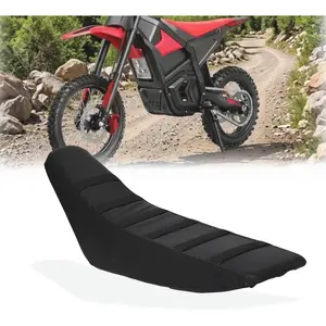 Gut Seat Cover for Yozma in 10 Electric Dirt Bike, Anti-Slip and Waterproof, Thickened Seat Cover for Yozma in 10 Electric Motorcycle, Ebike Upgraded Replacement Part, Black