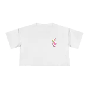 Loosey Goosey Silly Crop Top, Funny Graphic Crop Top for Women
