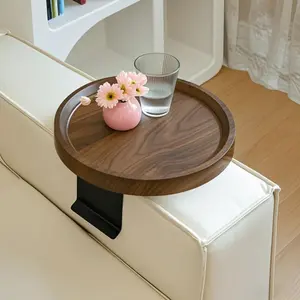 Modern minimalist small coffee table with sofa side and small table side