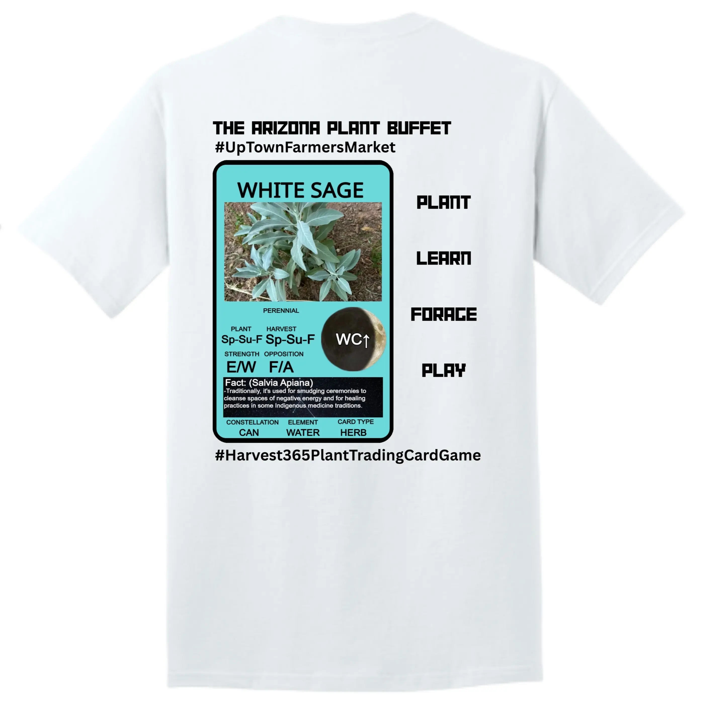 AZ Plant Buffet (WHITE SAGE T-SHIRT)