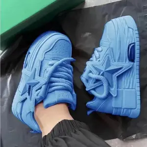 PlatformSneakersWomen2025AutumnFashionStarPersonalizedDesignerVulcanizedShoesCasualRunningStreetSkateboardingShoes