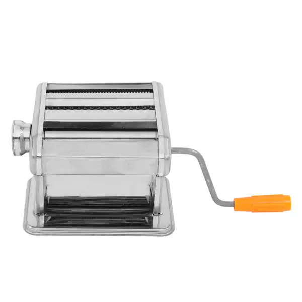 American Standard Stainless Steel Manual Pasta Maker with Holes for Dumplings & Noodles Ergonomic Anti-Skid Handle 1000RPM Rotation Speed