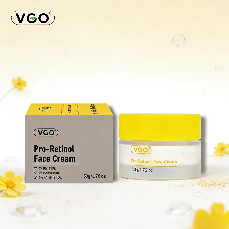 VGO Anti-Aging Facial Serum with 1% Retinol, Reduces Fine Lines and Wrinkles, Boosts Radiance for Normal Skin, 50g