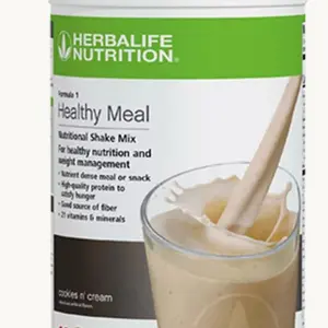 Herbalife Formula 1 Healthy Meal Nutritional Shake Mix Cookies n Cream Flavor 17-24g Protein Per Serving Gluten-Free Drink Mix