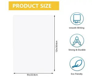 300 Sheets Art Paper 9" x 12" Craft Drawing Paper for Sketching