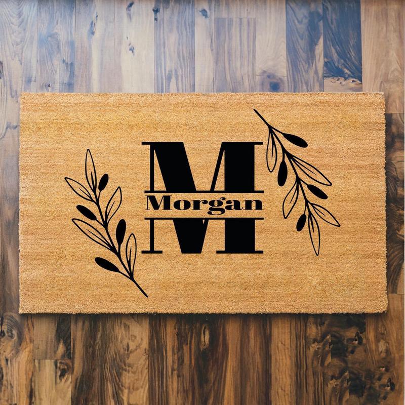 Custom Welcome Doormat,  New Home Decoration, Name Design Door Mat, Wedding Gift, Home Accessories, Front Door Mat, Personalized Gift